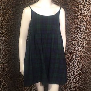 Plaid Baby Doll Dress